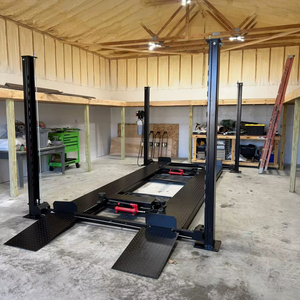 ลิฟท์ยกรถไฮดรอลิกแบบสี่เสาใหม่ รับน้ำหนักได้ 4000 กก. สำหรับรถบรรทุกและรถยนต์ - Product Image 1