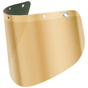 Visera Protectora de Policarbonato con Recubrimiento Dorado Transparente EN 166 EN 167 EN 168 EN 171 UHLEN para Cascos de Soldadura - Product Image 3