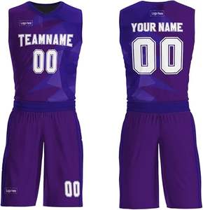 Custom Basketball Uniform Personalized Printed Team <b>and</b> Number Basketball <b>Top</b> <b>Set</b> <b>and</b> <b>Shorts</b> for <b>Men</b>/Youth Sports industry - Product Image 5