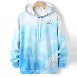 เสื้อมีฮู้ดแขนยาวแบบออกแบบได้ตามต้องการเสื้อมีฮู้ดแบบผูกคอใส่สบายระบายอากาศได้ดี - Product Image 1