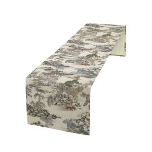 Conception personnalisée 100% nappes en pur coton brodées Revêtements de fête de mariage Techniques tissées - Product Image 2