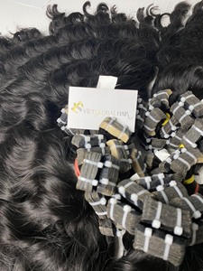 Natural Wave Tape in Hair Human Hair Wigs <b>Raw</b> Vietnamese Hair Natural Color Premium Quality - Product Image 2