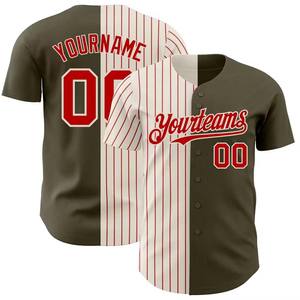 Camiseta de Béisbol Personalizada para Adultos, con Bordado, Transpirable, Sublimada con Degradado de Color, en Venta - Product Image 3