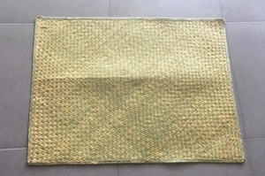 2025 tapis de Table carré en bambou et jonc de mer écologique avec sous-verres assortis tissés à la main décor de Table à manger de Style européen - Product Image 3