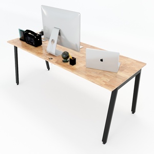 Patas de Ensamblaje Industriales de Aluminio y Acero Aton HCAT024 para Mesa de 180x70cm, Patas de Hierro Fundido para Muebles de Comedor y Uso Hospitalario - Product Image 3