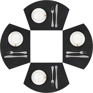 Tapis de salle à manger en cuir Design attrayant Tapis de café améliorés Tapis de cuisine à domicile Design élégant à la recherche du meilleur - Product Image 3