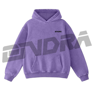 Sweat à capuche violet pour homme, coupe ample et décontractée, tissu doux et respirant, style streetwear, style urbain décontracté quotidien, pièce essentielle - Product Image 1