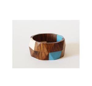 Bracelet en bois de luxe de haute qualité, design personnalisé, ensemble de 2 pièces pour femmes et filles, pour les mariages et les fêtes, vente chaude - Product Image 6