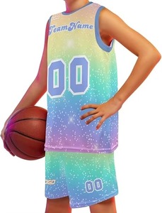 Factory Direct Breathable Reversible <b>Basketball</b> Jerseys <b>Kids</b> Custom Team Uniforms High Quality Sportswear - Product Image 4