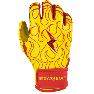 Cuero Diseño único Venta al por mayor Tasa Bruce Bolt Guantes de bateo de béisbol - Product Image 2