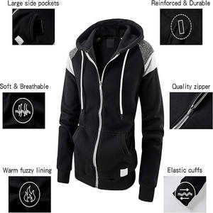 เสื้อฮู้ดผ้าคอตตอนสำหรับผู้ชายผ้า100% แบบกรดเสื้อมีฮู้ดผ้ากันแดดซีดจางน้ำหนักมากพร้อมโลโก้สำหรับฤดูหนาวผลิตตามสั่ง - Product Image 3