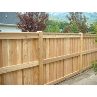 Panneaux de clôture en bois de qualité à prix de gros pour jardin, panneaux de clôture pour l'extérieur résistants au vent