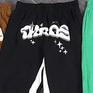 Pantalones de chándal informales para hombre de alta calidad, pantalones de entrenamiento de lona ligeros para correr con bolsillos con cremallera y cordón - Product Image 3