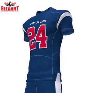2025 Nueva Venta caliente en blanco fútbol americano entrenamiento Jersey 100% poliéster hombres usan uniformes de fútbol - Product Image 6