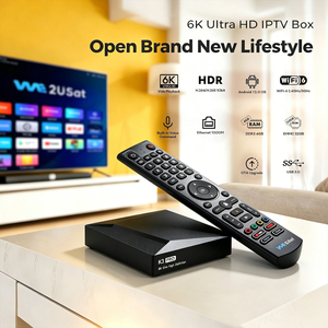 TV Box Inteligente Android 2026 We2USat K3 PRO+ H618 4GB 32GB 6K HDR Wifi6 1000M LAN BT Control Remoto con Retroiluminación por Voz VS Vseebox Set Top Box - Product Image 2