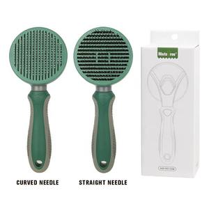 Commercio all'ingrosso della fabbrica sei colori pettine per peli di animali domestici autopulente per animali domestici in acciaio inossidabile pettine per capelli - Product Image 6