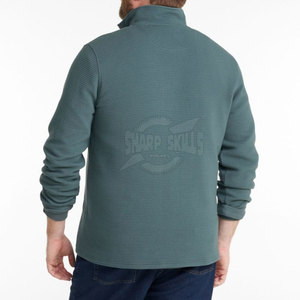 Sweatshirts quart de zip au design unique nouveauté hommes sweatshirts quart de zip meilleur prix hommes sweats quart de zip - Product Image 4