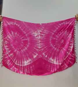 Vendedor caliente Trendy Tie-Dyed 100% Rayon Beach Sarong Dress Low MOQ Beach Swimming Wear Calzoncillos estampados Bufanda Ropa de playa - Product Image 5