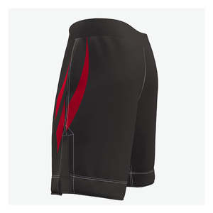 Custom Plain Black Men Fighting Grapple Compression Breathable <b>Quick</b> <b>Dry</b> MMA <b>Shorts</b> - Product Image 5