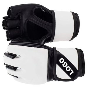 Gants de MMA de haute qualité avec sangle de poignet solide et ajustement sécurisé, équipement de MMA en matériau PU, fermeture à crochets et boucles, personnalisable - Product Image 2