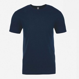 Camiseta Next Level de Color Azul Marino, Teñida en la Prenda, de Mezcla Triple - Product Image 3