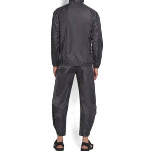 Costume coupe-vent pour hommes de conception OEM Costume coupe-vent deux pièces pour hommes de conception de logo personnalisé à vendre - Product Image 3