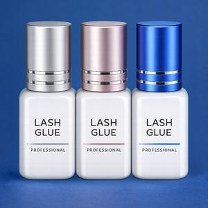 Colle liquide pour extensions de cils à séchage rapide en 0,5 seconde, étiquette privée, imperméable, végane, sans cruauté, logo personnalisé, usage professionnel - Product Image 1