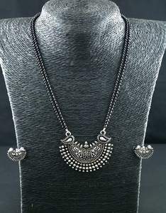 High Quality Handmade Black Beads Mangalsutra With Designer Pendant for Women at Best Prices from India - Product Image 1