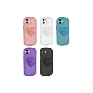 Étui en silicone blanc premium pour iPhone 11 avec fonction Pop Socket et protection de l'appareil photo, emballage de vente au détail inclus - Product Image 2