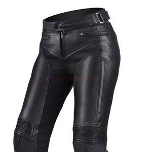 Servicio OEM, MOQ Bajo, Pantalones de Motocicleta de Cuero para Mujer, Hechos a Medida, Transpirables, de Alta Calidad, Último Diseño para Venta en Línea - Product Image 3