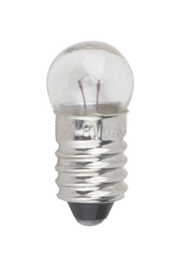 Lampadina sferica per torcia E10 4,8V 1,0W (Electro DH 12.352/4.8/0.3) - Product Image 1