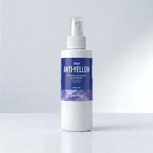 SPRAY ANTIAMARILLEO - Loción en spray pos-decoloración con plex, té verde y pantenol, efecto antiamarilleo, color azul, Hecho en Italia - Product Image 4