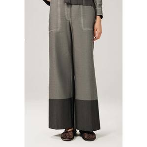 Pantalon en jean large à taille haute teinté avec poches IPST-44199-T - Product Image 1