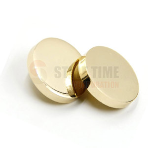 Botones Redondos de Acero de Alta Calidad y Durabilidad con Acabado Pulido, Ecológicos para Abrigos y Chaquetas - Botones de Costura Brillantes con Aspecto Clásico - Product Image 3