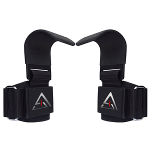 Crochets d'haltérophilie robustes pour tractions et ascenseurs morts Sangles de poignet rembourrées pratiques pour l'entraînement - Product Image 5