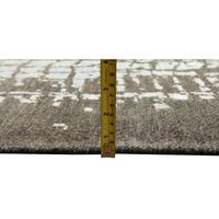 Alfombra Persa Hecha a Mano de Seda de Bambú, Antideslizante, de Pelo Alto y Grosor Medio, para Dormitorio o Sala de Estar, con Diseño Geométrico Abstracto