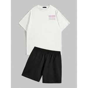 เสื้อพิมพ์ลายแขนสั้นสำหรับผู้ชายเสื้อแนวสตรีทผ้าคอตตอน100% - Product Image 6