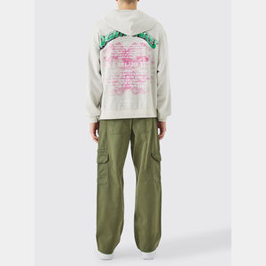 OEM ODM Hombres Sudaderas con capucha de gran tamaño de peso pesado Sudadera con capucha Fabricante - Product Image 2