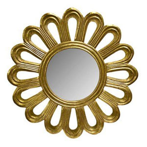 Elegance Brass And Glass <b>Wall</b> <b>Mirrors</b> Gold Finished Border <b>Wall</b> Mounted Oval <b>Mirror</b> for Home <b>Bedroom</b> Bathroom Decorations - Product Image 3