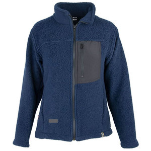 Veste en laine sherpa doublée de qualité supérieure, personnalisée, formelle, pour l'extérieur, chaude, respirante, coupe-vent, avec fermeture éclair intégrale et poches - Product Image 3