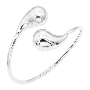 <b>Gold</b> Plated Stainless Steel Fashion <b>Bangle</b> Water Drop Design For Women Gift Jewelry - Product Image 1