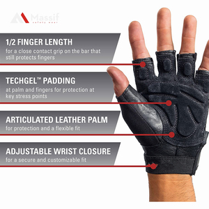 Offre Spéciale vente en gros hommes et femmes logo personnalisé disponibles entraînement fitness gants d'haltérophilie pour le sport - Product Image 5