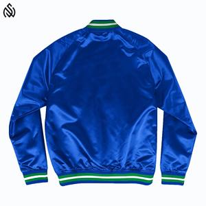 Chaqueta Universitaria de Satén de Alta Calidad, Ropa Casual Ligera, Estilo Clásico, Chaqueta Universitaria de Satén para Invierno - Product Image 2