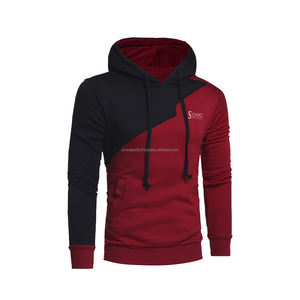 Sudadera atlética de talla grande para hombre, Sudadera con capucha ponderada de 500 Gsm, Sudadera con capucha de lana, sudadera en blanco - Product Image 3