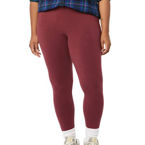 Leggings de yoga pour femme, taille personnalisée, bonne qualité, respirants, séchage rapide, écologiques, couleur unie, taille mi-haute, logo personnalisé, taille élastique complète - Product Image 5