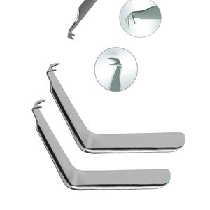 Retractor de mejillas Austin en ángulo recto, hoja de 80mm, juego de instrumentos manuales de acero para cirugía plástica - Product Image 4