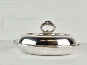 Plat de restauration avec un élégant matériau en acier inoxydable, récipient à beurre à usage domestique, fromage blanc de table de mariage et serveur de lait caillé - Product Image 6