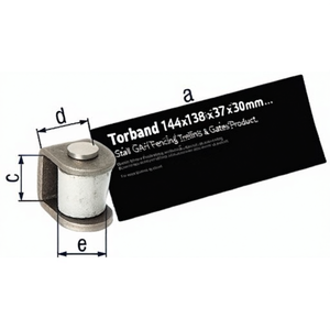 รั้วเหล็ก GAH ขนาด 144x138x37x30 มม. รุ่น Torband สำหรับทำรั้ว ระแนง และประตู - Product Image 3