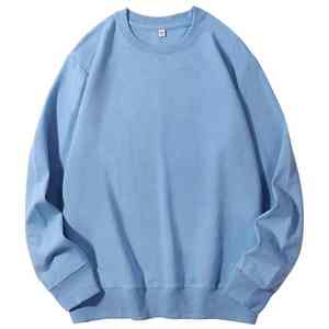 Fábrica al por mayor 100% Spandex algodón Unisex mezcla en blanco esencial sudaderas para hombres mujeres logotipo personalizado Diseño impresión - Product Image 1