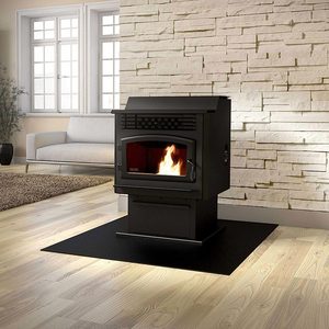 Poêle à granulés de bois en acier autoportant de qualité supérieure avec garantie de 3 ans, écologique et durable, design traditionnel pour usage hôtelier - Product Image 3